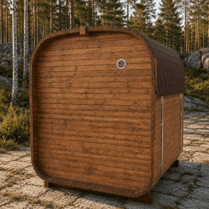 Sauna Quadro 1,8 m – Poêle électrique