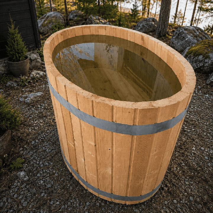 Bain nordique en bois 120 × 80 cm en kit | La Maison Finoise
