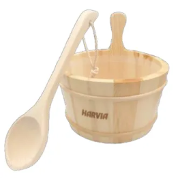 Set seau et louche Harvia pour sauna