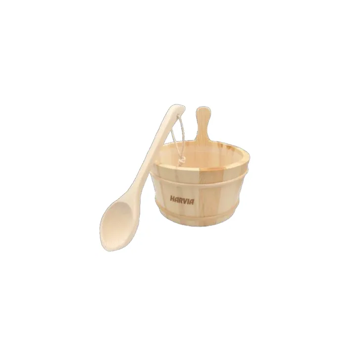 Set seau et louche Harvia pour sauna