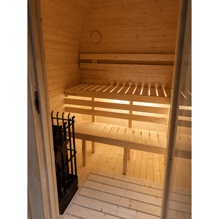 Sauna Quadro 3,4 m électrique jusqu'à 6 personnes | La Maison Finoise