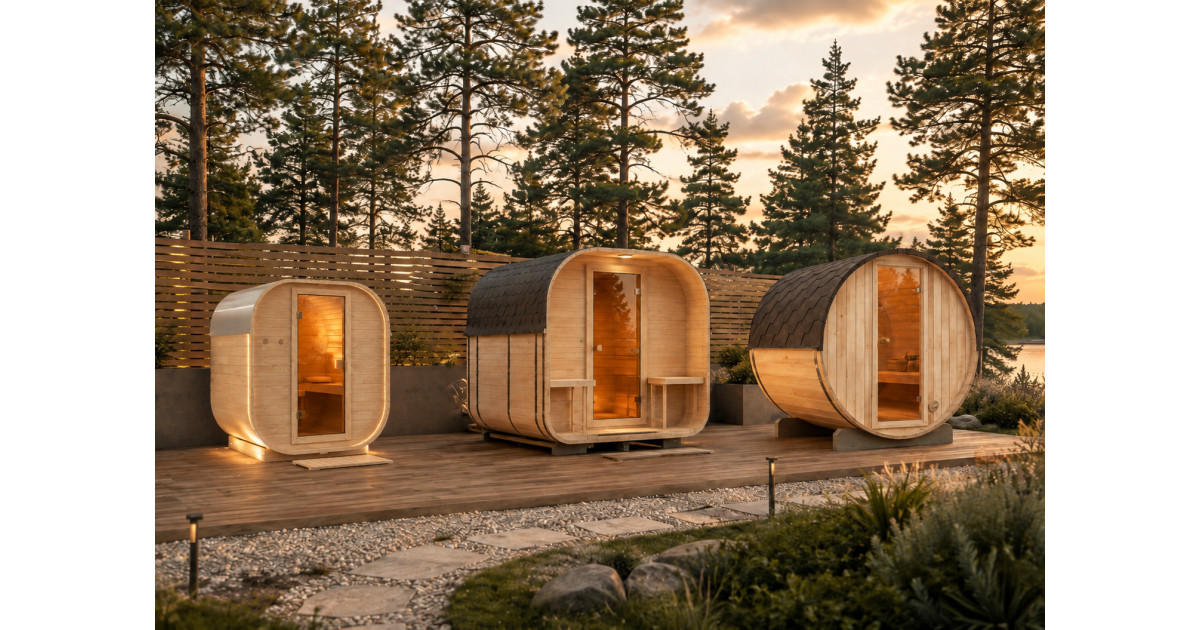 Quel sauna extérieur choisir ? Tonneau, Quadro ou Cubio